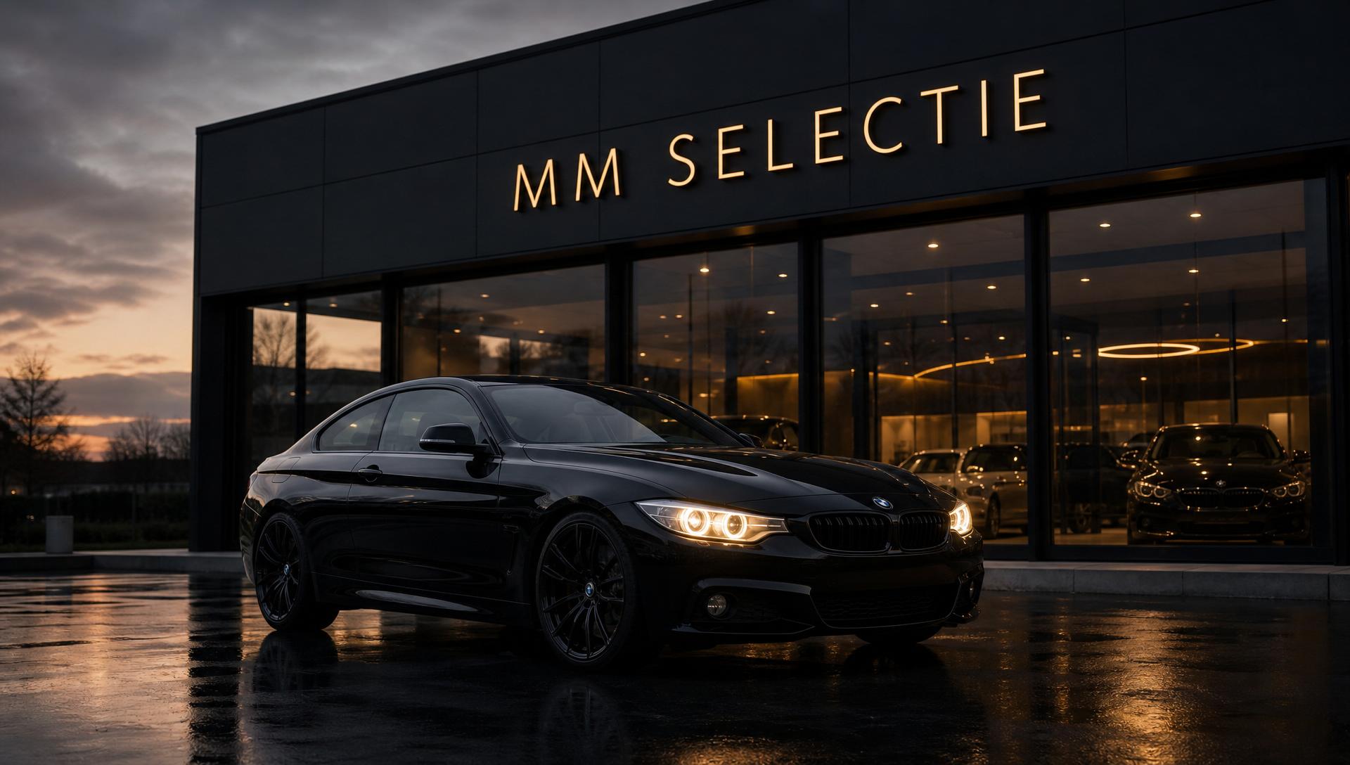 Zwarte premium occasion voor de showroom van MM Selectie